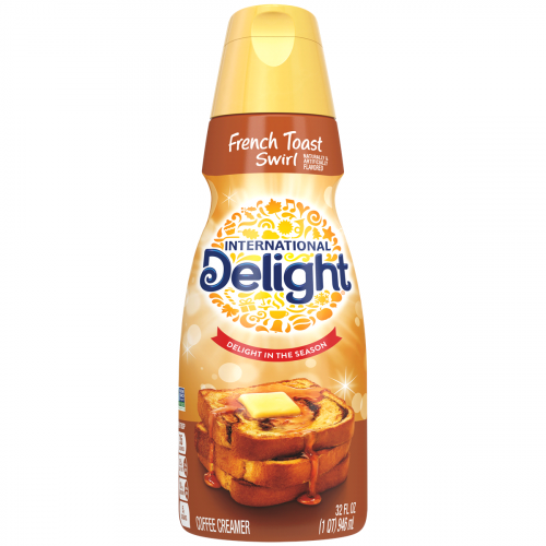 slide 1 of 1, International Delight French Toast Swirl Coffee Creamer , 32 fl oz