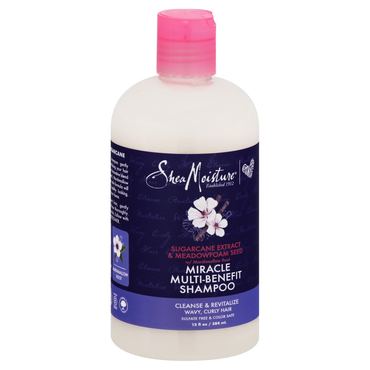 slide 9 of 9, SheaMoisture Multi-Benefit Shampoo Sugarcane and Meadowfoam, 13 oz, 13 fl oz