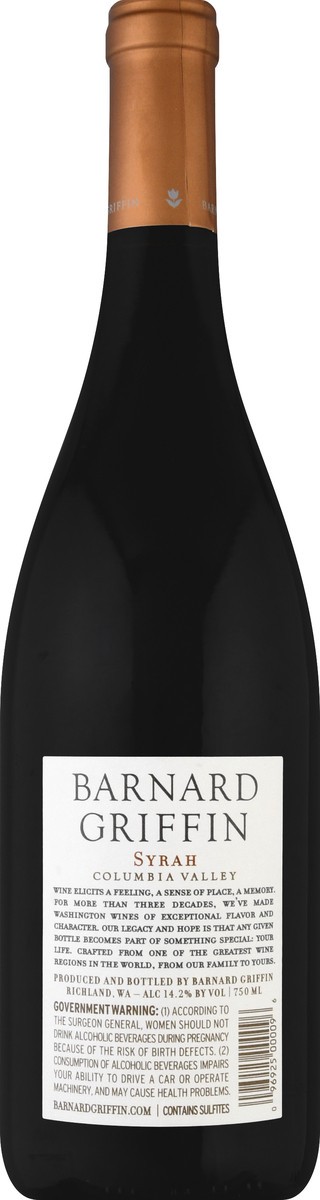 slide 5 of 11, Barnard Griffin Columbia Valley Syrah 750 ml, 750 ml