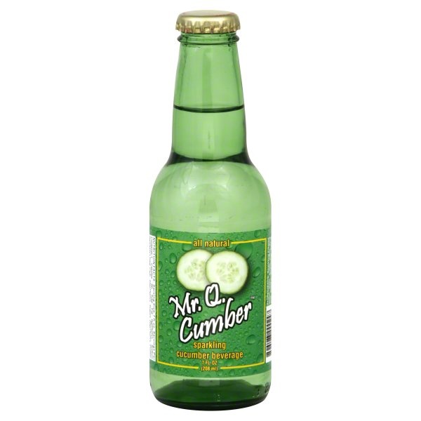 slide 1 of 1, Mr. Q. Cumber Cucumber Beverage, Sparkling, 7 oz