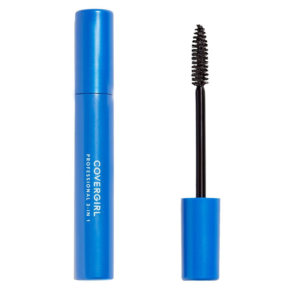 slide 5 of 5, Covergirl Professional 3-in-1 Straight Brush Mascara 210 Black Brown, 0.3 oz