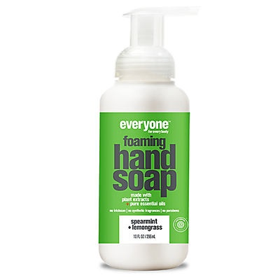 slide 1 of 1, Everyone Foaming Hand Soap Spearmint Lemongrass, 10 oz