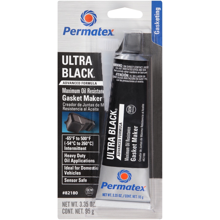 slide 1 of 4, Permatex Ultra Black Hi Temp Gasket Maker, 1 ct