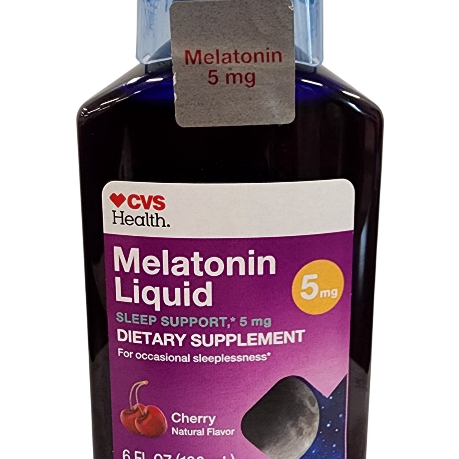 slide 1 of 1, CVS Health Melatonin 5Mg Liquid, 6 oz
