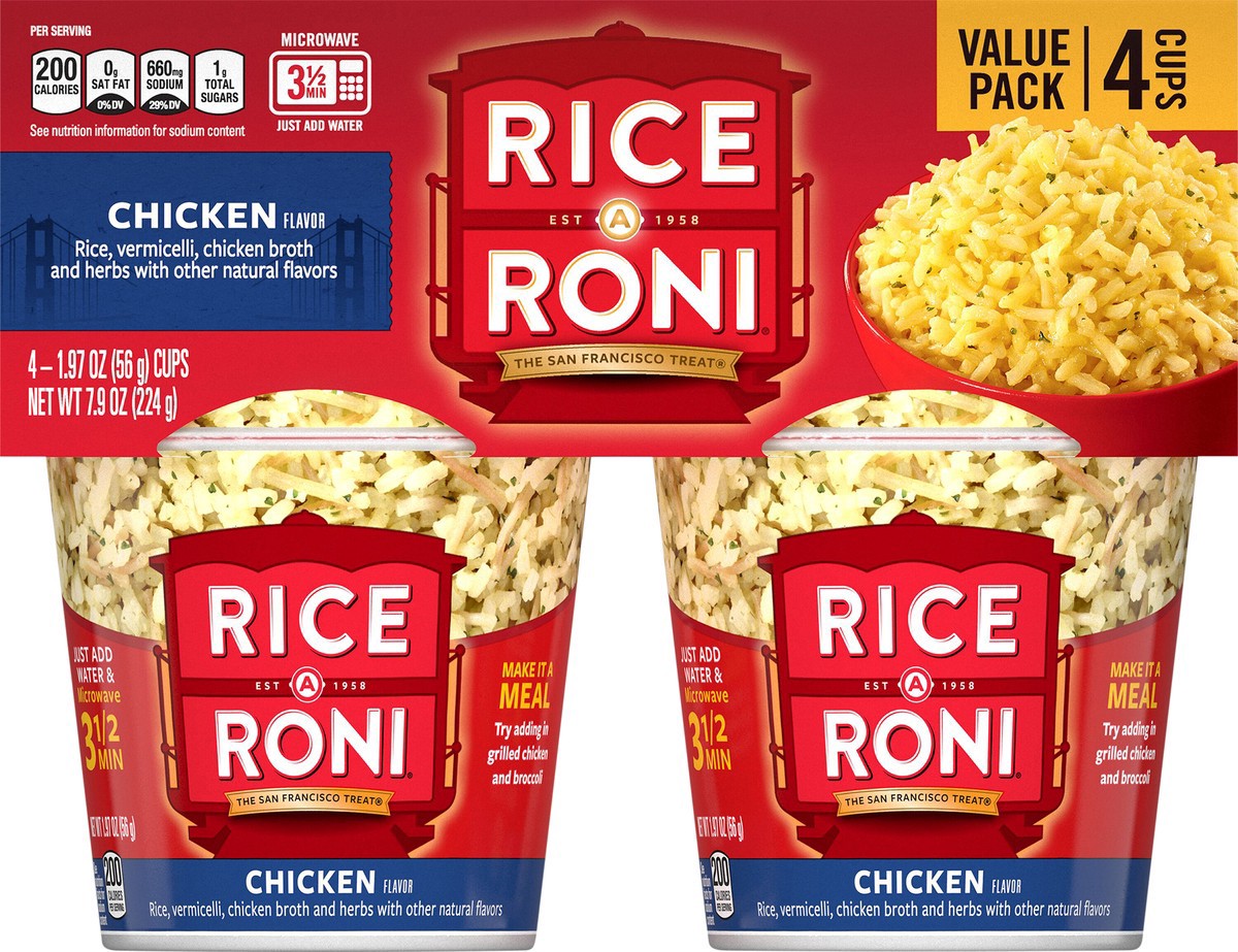 Rice-a-roni Chicken Cups - 4pk / 7.88oz : Target