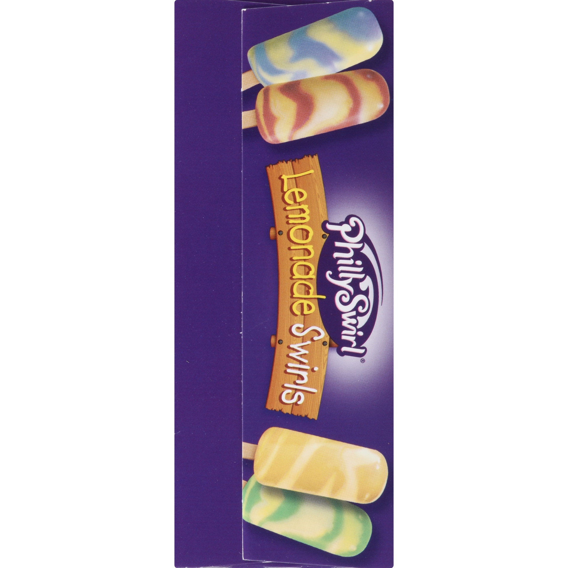 slide 5 of 8, PhillySwirl Lemonade Swirls Italian Ice Bars, 12 ct; 1.65 fl oz