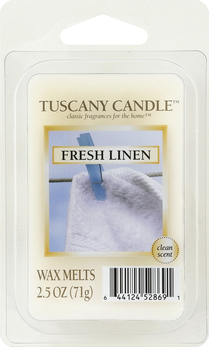 slide 1 of 3, Tuscany Candle Fresh Linen Wax Melts, 2.5 oz