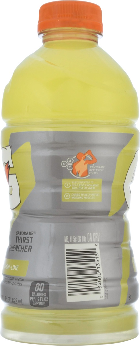 slide 8 of 9, Gatorade Thirst Quencher Lemon Lime 28 Fl Oz, 