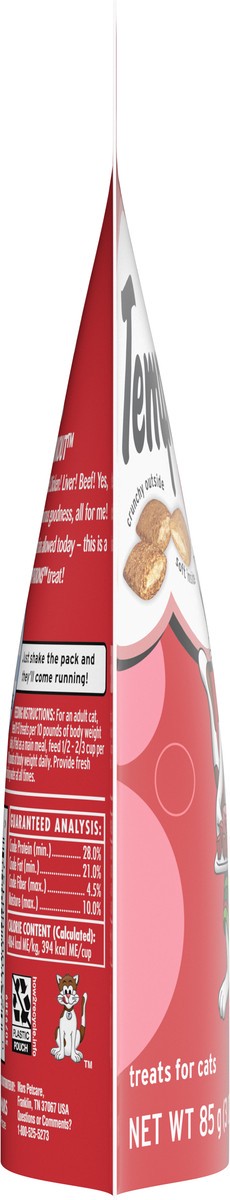 slide 6 of 9, Temptations MixUps Backyard Cookout Chicken, Liver & Beef Flavors Treats for Cats 3 oz, 3 oz