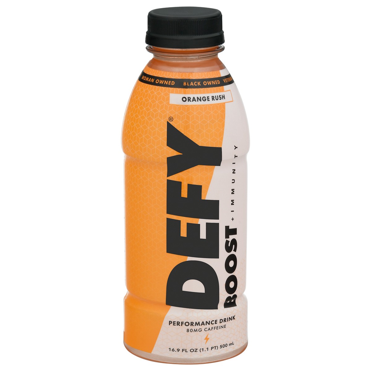slide 2 of 9, Defy Boost + Immunity Orange Rush Performance Drink 16.9 fl oz, 16.9 fl oz