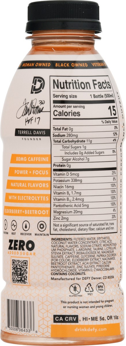 slide 4 of 9, Defy Boost + Immunity Orange Rush Performance Drink 16.9 fl oz, 16.9 fl oz
