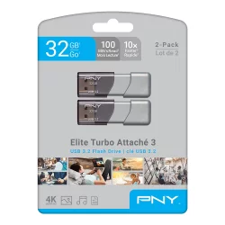Pny 3.0 Elite Turbo Attache 3 32 Gb Usb