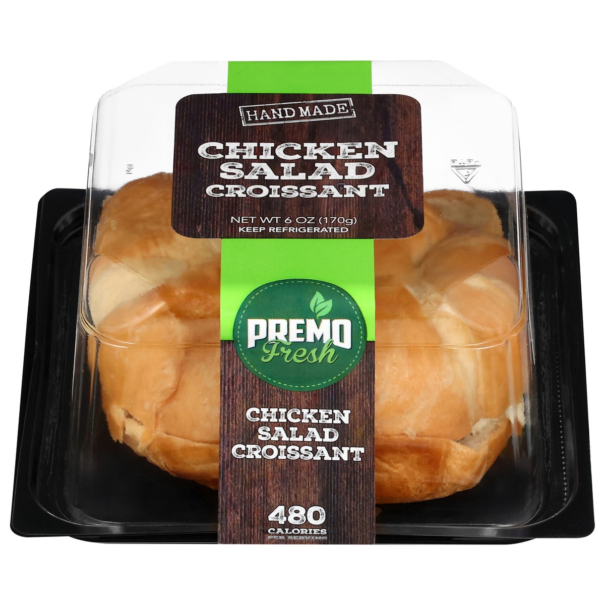 slide 4 of 4, Premo Fresh Chicken Salad Croissant 6 oz, 6 oz