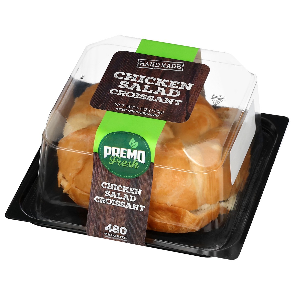 slide 3 of 4, Premo Fresh Chicken Salad Croissant 6 oz, 6 oz