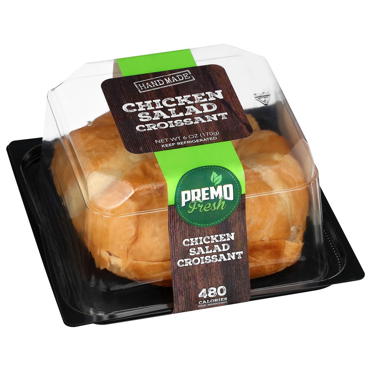 slide 2 of 4, Premo Fresh Chicken Salad Croissant 6 oz, 6 oz