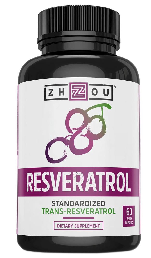 slide 1 of 1, Zhou Resveratrol, 60 ct