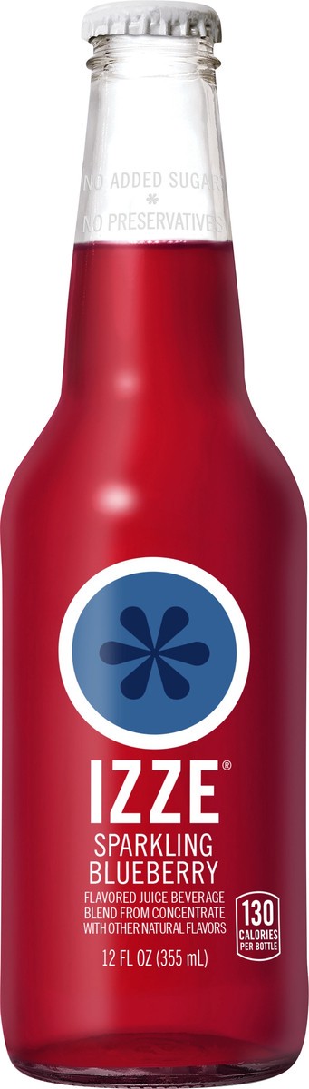 slide 1 of 10, Izze Sparkling Blueberry Juice Beverage - 12 oz, 12 oz