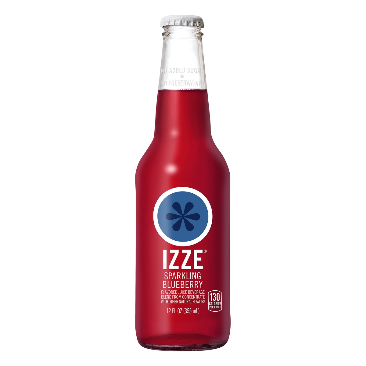 slide 1 of 2, IZZE Sparkling Blueberry Juice, 12 fl oz