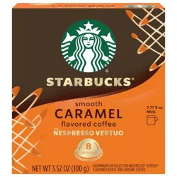 Starbucks Coffee, Smooth Caramel, Aluminum Capsules