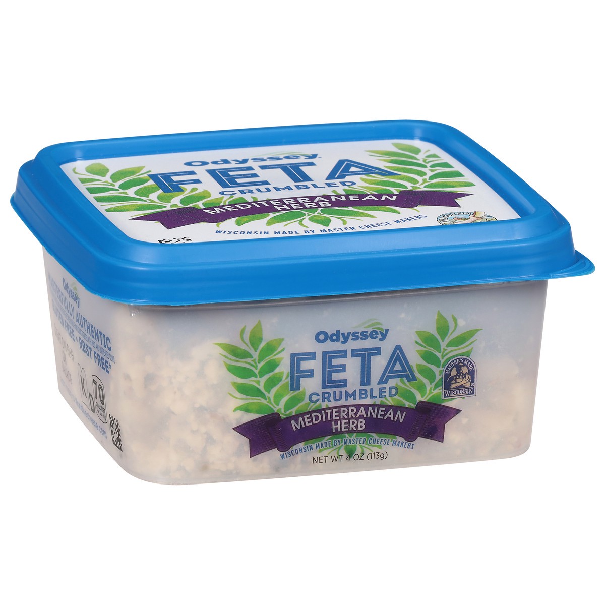 slide 9 of 12, Odyssey Crumbled Mediterranean Herb Feta 4 oz, 4 oz