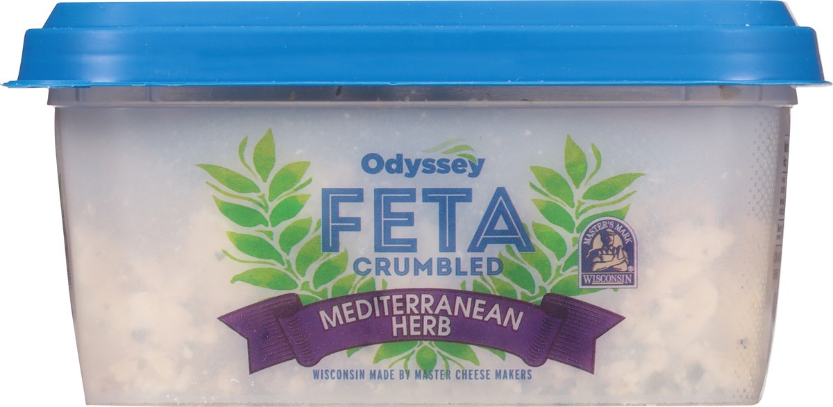 slide 5 of 12, Odyssey Crumbled Mediterranean Herb Feta 4 oz, 4 oz