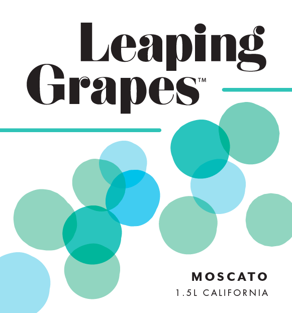 slide 2 of 4, Leaping Grapes Moscato White Wine - 1.5L, California, 1.5 liter