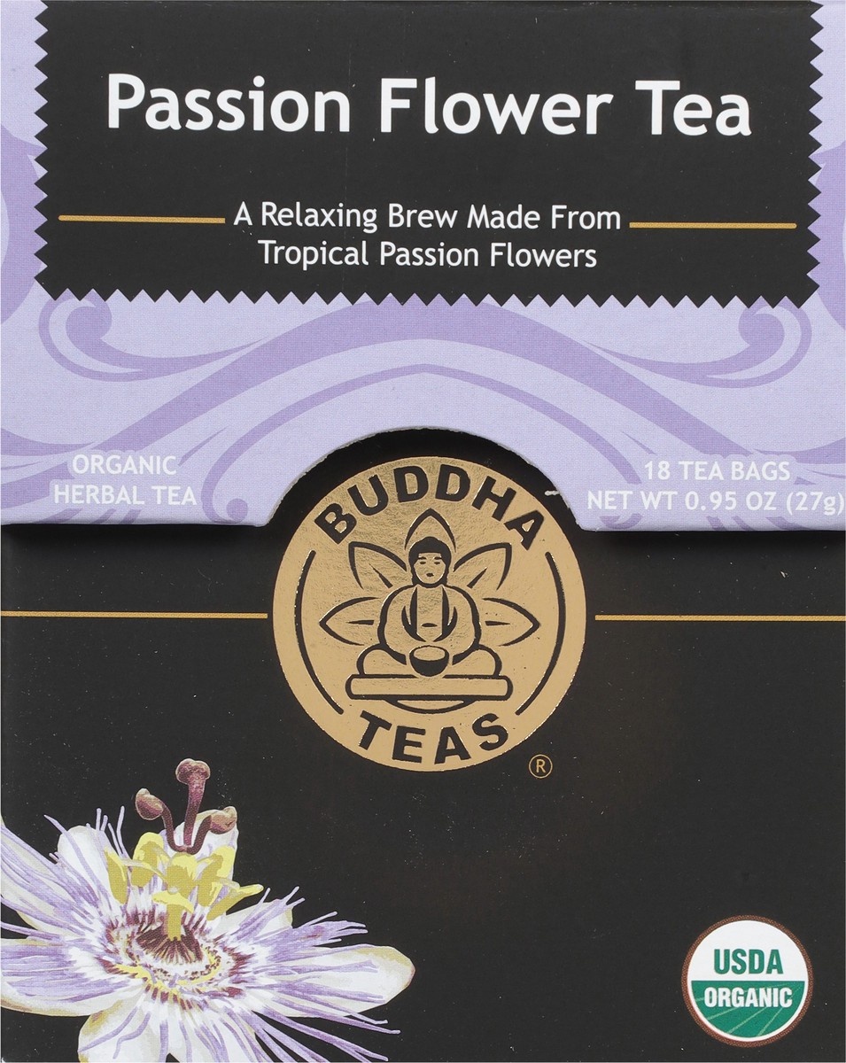 slide 9 of 9, Buddha Teas Org Passion Flower Tea - 18 ct, 18 ct