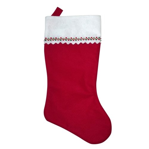 slide 1 of 1, Holiday Time 19" in Non-Woven Stocking, 1 ct