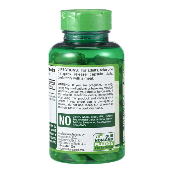 slide 5 of 9, Nature's Truth Ginger Root 1,500 mg**, 100 ct