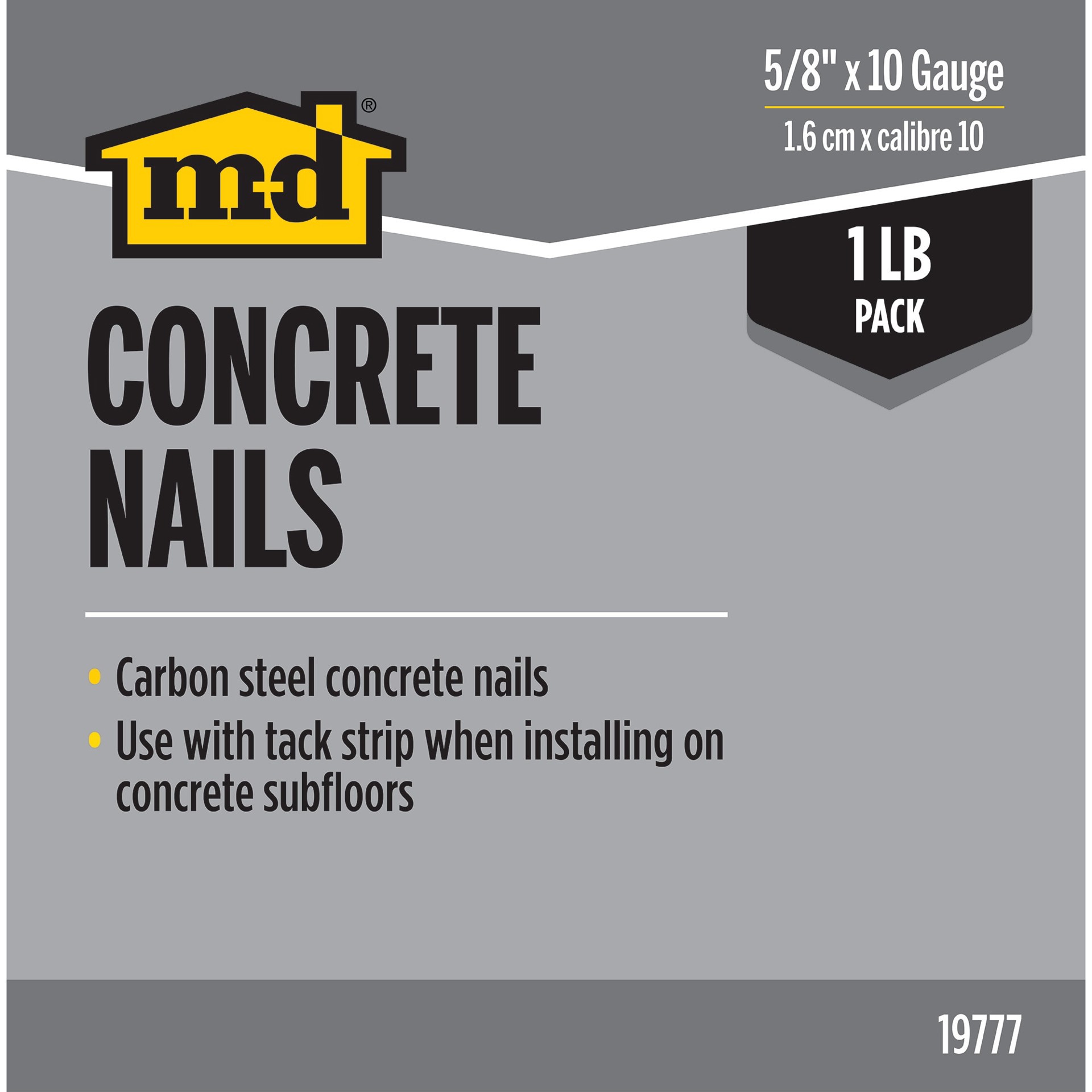 slide 4 of 4, M-D 5/8-in 10 -Gauge Spiral Shank Flooring Nails, 1 ct