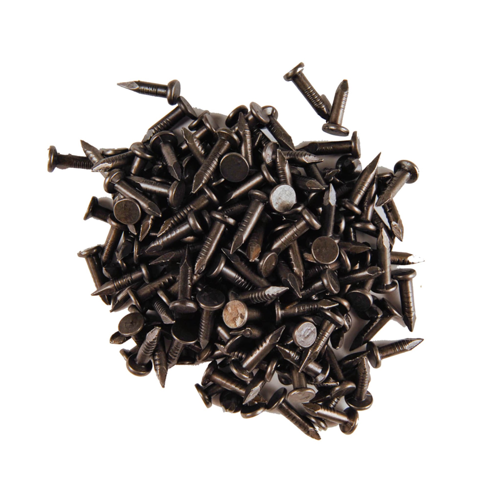 slide 1 of 4, M-D 5/8-in 10 -Gauge Spiral Shank Flooring Nails, 1 ct