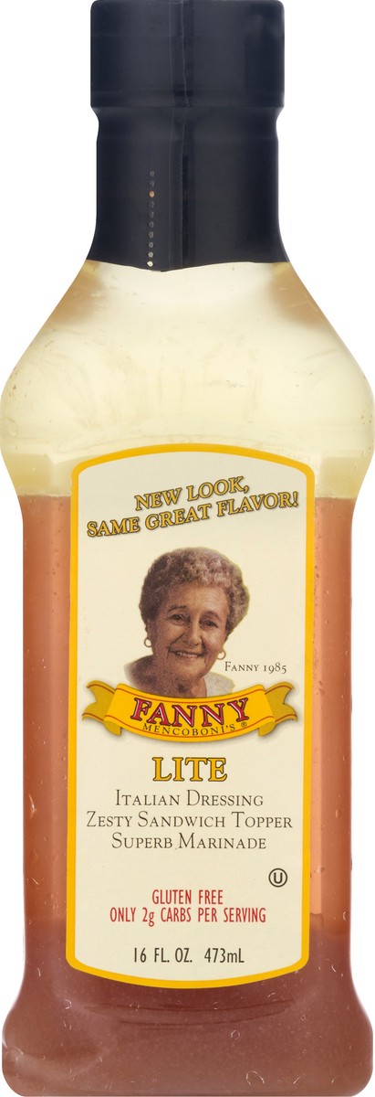 slide 9 of 10, Fanny's Light Dressing - Italian, 16 fl oz
