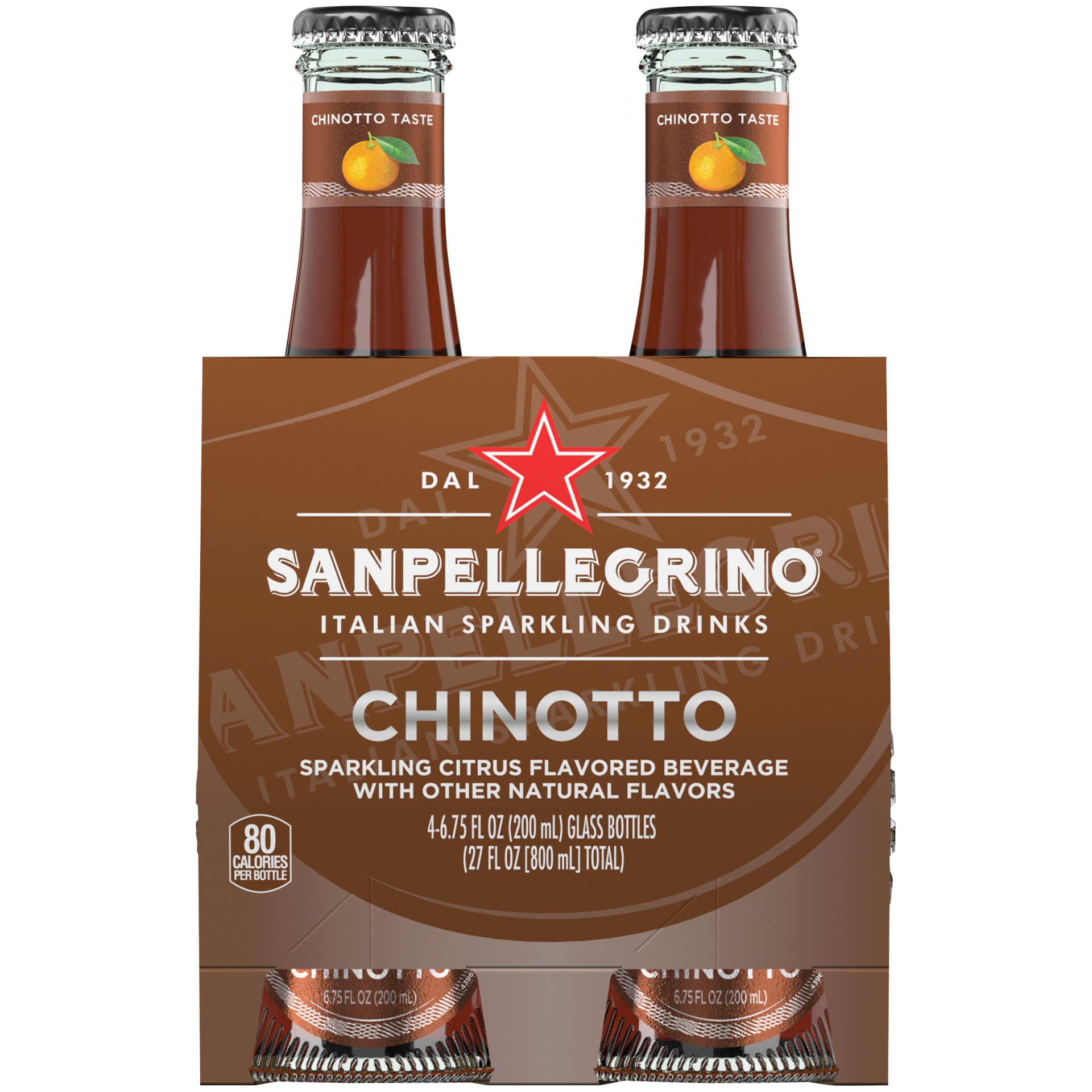 slide 1 of 1, San Pellegrino Chinotto - 4 ct, 4 ct