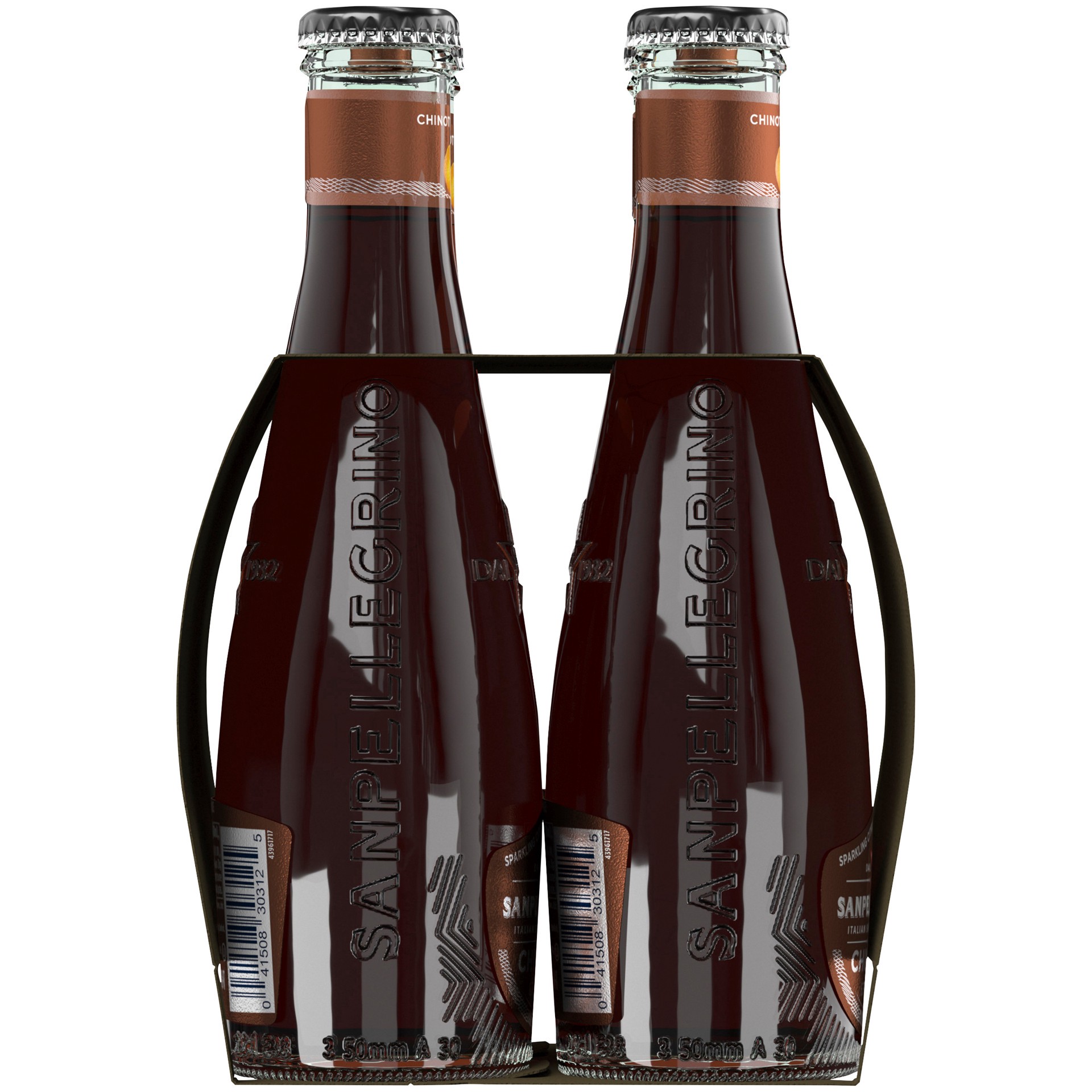 slide 5 of 7, San Pellegrino Italian Sparkling Drink Chinotto, Sparkling Citrus Beverage, 4 Pack of Bottles, 4 ct