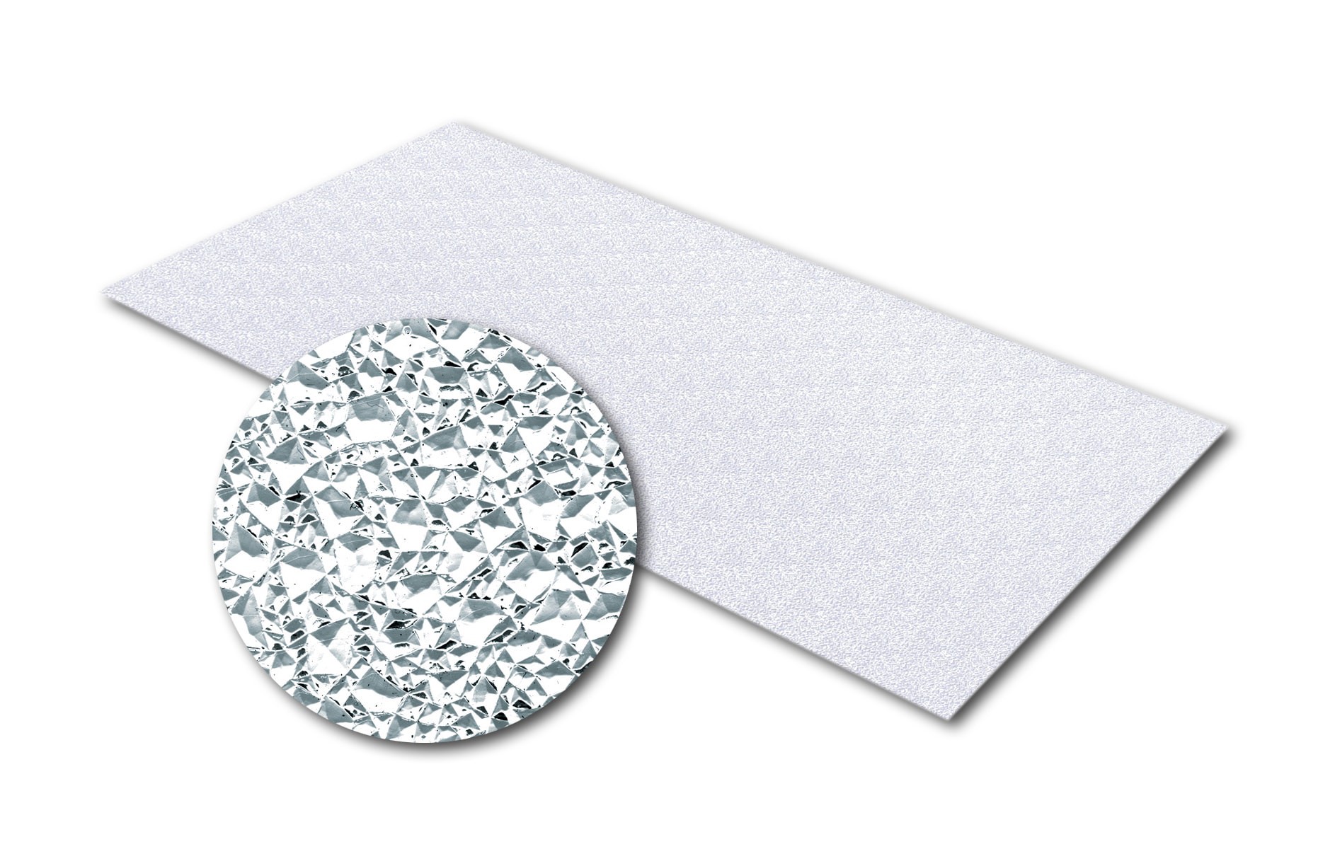 slide 4 of 5, DURALENS 24-in x 48-in 7.85-sq ft Cracked ice Ceiling Light Panels, 1 ct