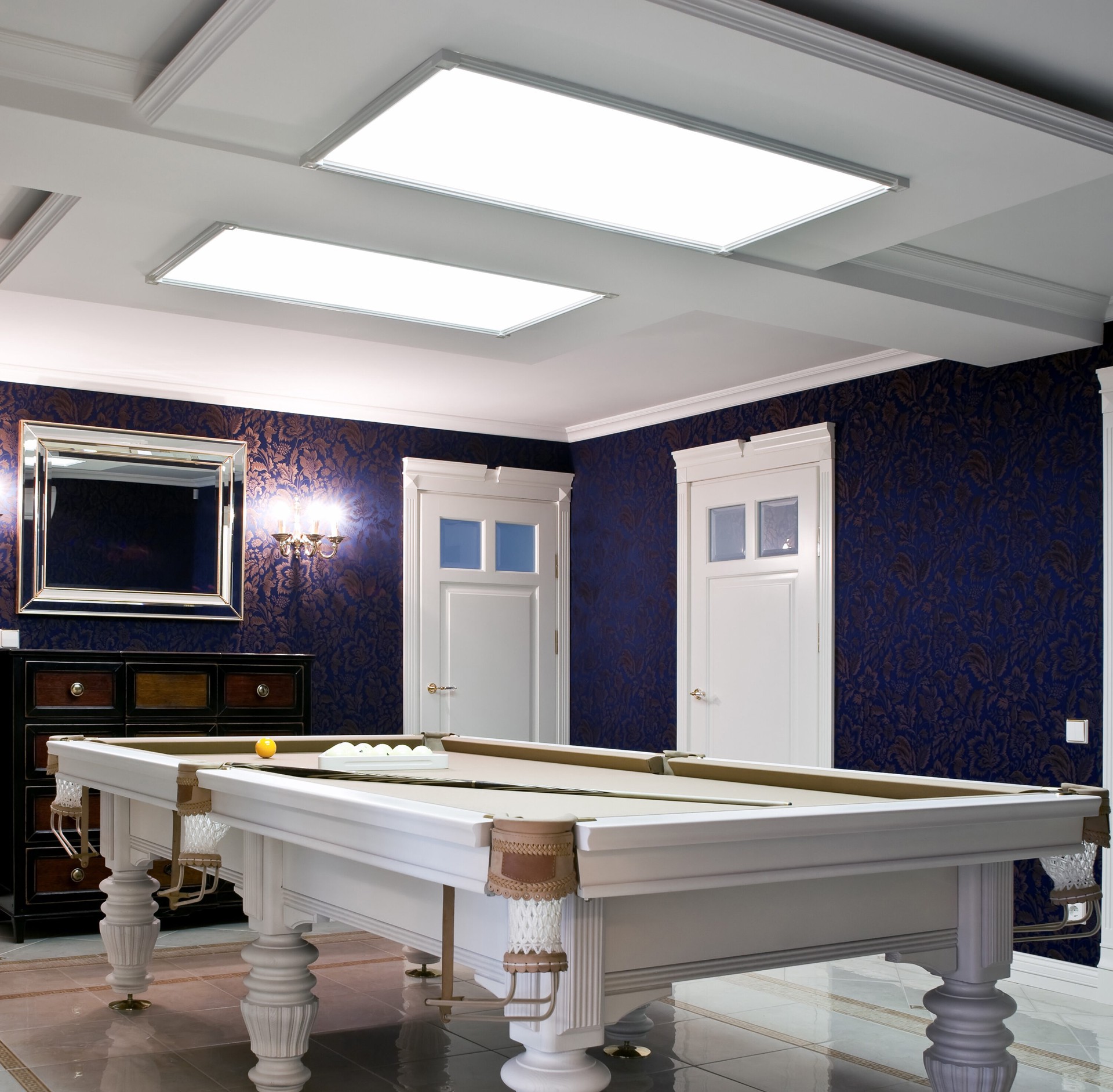 slide 5 of 5, DURALENS 24-in x 48-in 7.85-sq ft Cracked ice Ceiling Light Panels, 1 ct