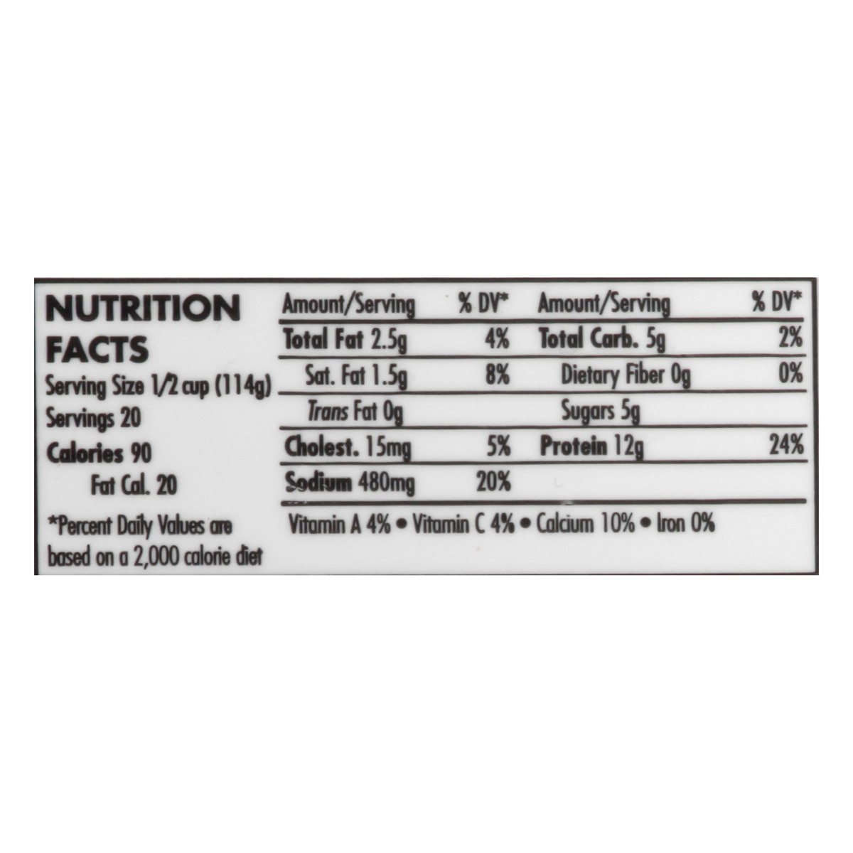 slide 11 of 12, Prairie Farms Low Fat 2% Milkfat Minimum Cottage Cheese 5 oz, 5 oz