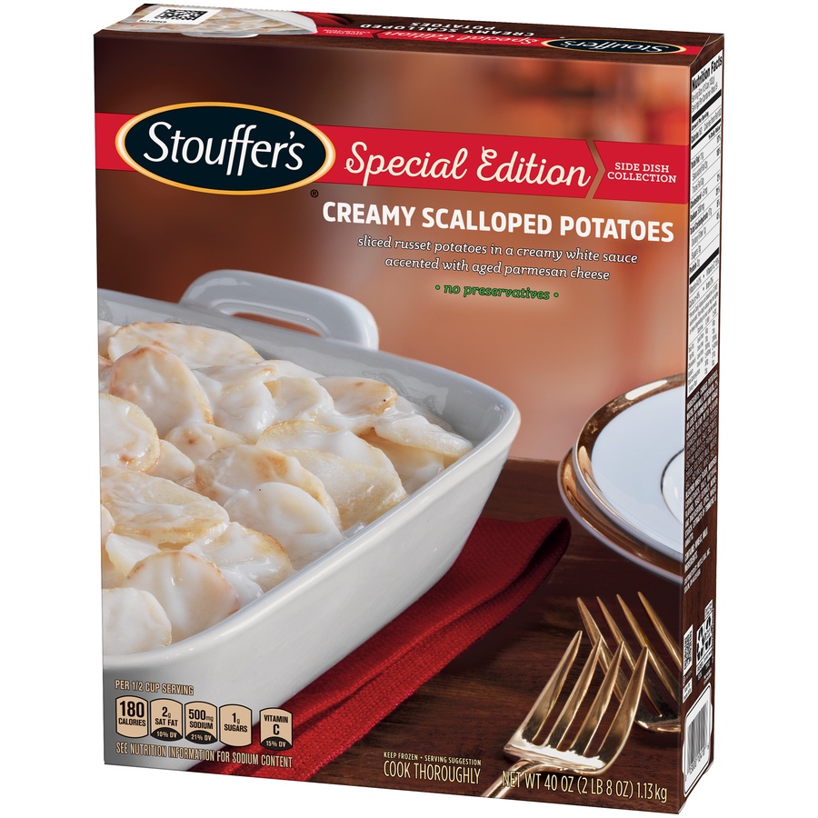 slide 2 of 8, Stouffer's Scalloped Potato, 40 oz