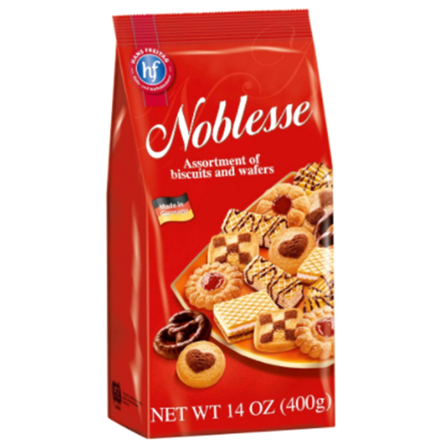 slide 1 of 2, Hans Freitag Noblesse Assortment Biscuits and Wafers 14 oz, 14 oz