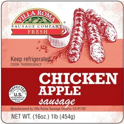 Villa Roma Fresh Chicken Apple Sausage
