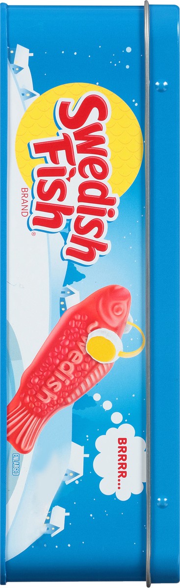 slide 6 of 9, SWEDISH FISH Holiday Tin Soft & Chewy Candy, 3.17 oz, 0.20 lb