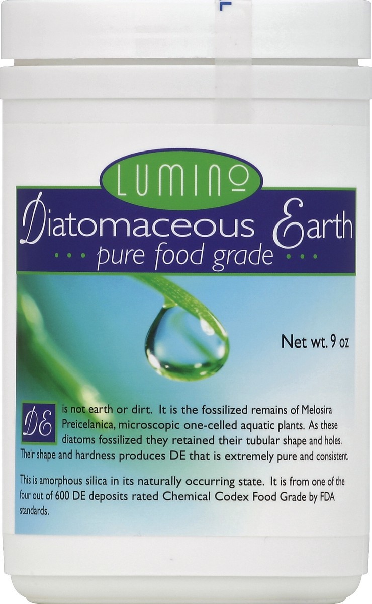 slide 1 of 3, Lumino Diatomaceous Earth 9 oz, 9 oz