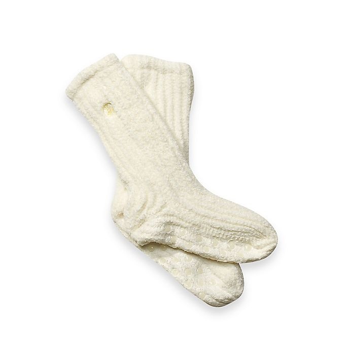 slide 1 of 1, Earth Therapeutics Dream Silk Cozy Socks - Cream, 1 ct