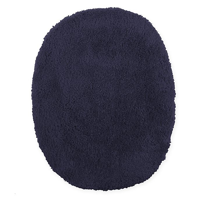 slide 1 of 1, Wamsutta Ultra Soft Elongated Toilet Lid Cover - Navy, 1 ct