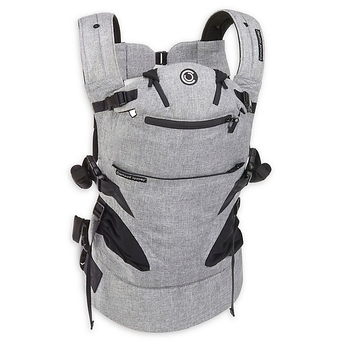 slide 1 of 9, Contours Journey 5-in-1 Baby Carrier - Grey/Black, 1 ct