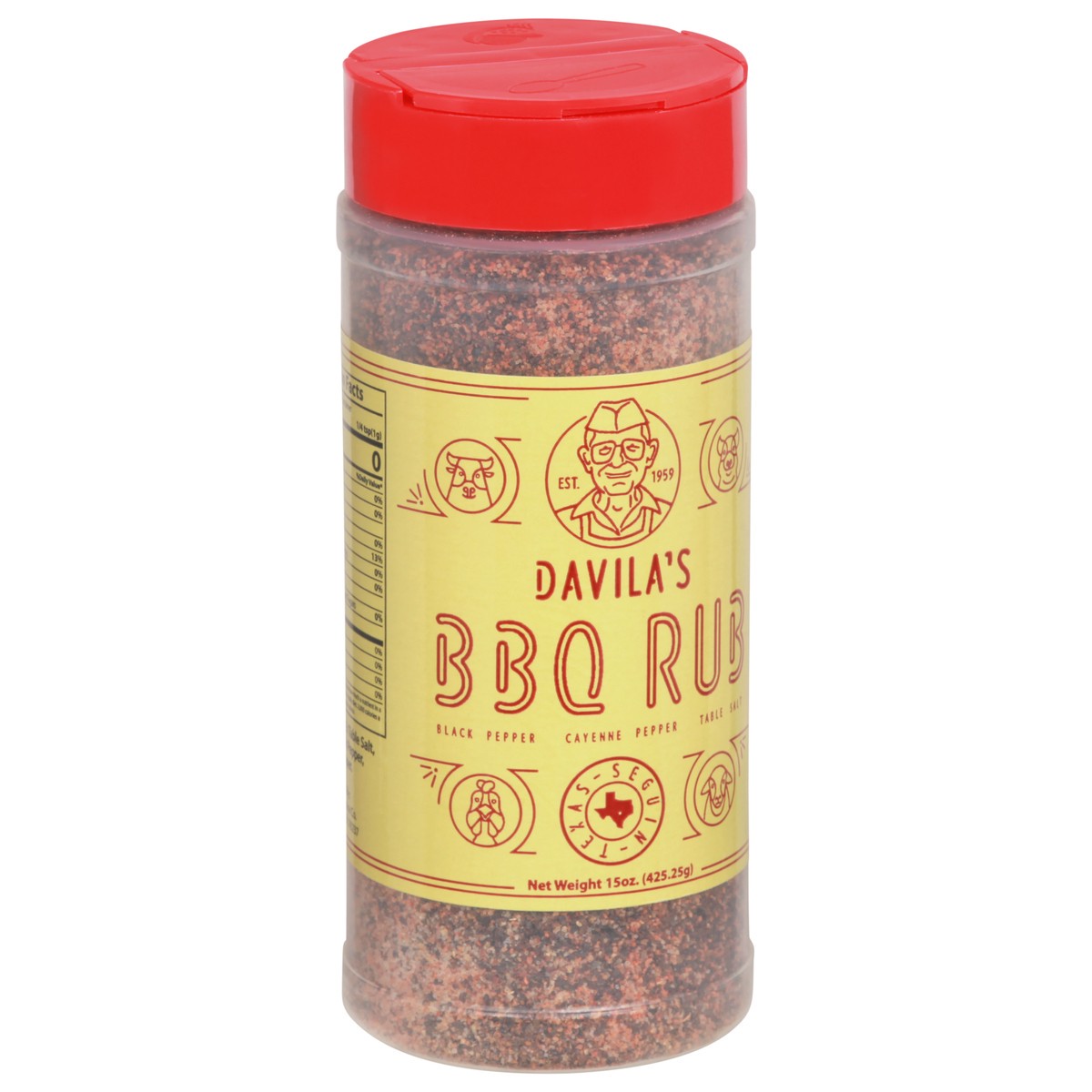 slide 3 of 12, Davila's BBQ Rub - 15 oz, 15 oz