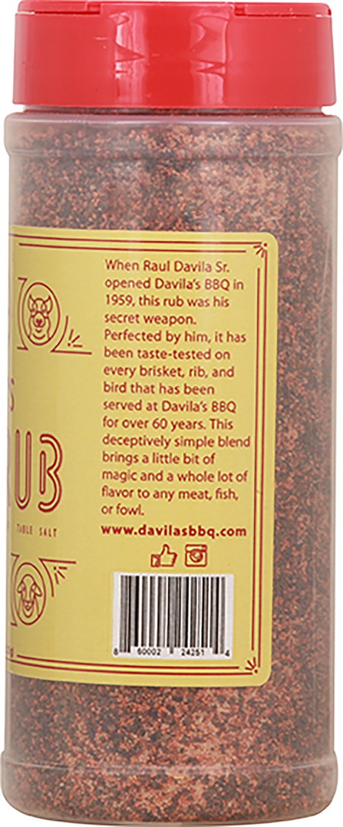 slide 9 of 12, Davila's BBQ Rub - 15 oz, 15 oz