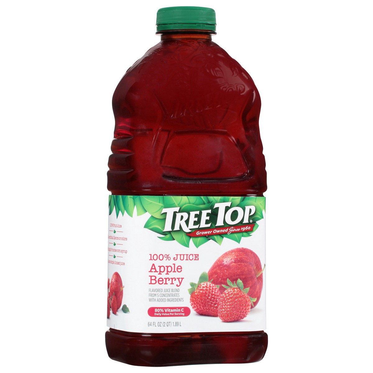 slide 2 of 9, Tree Top Apple Berry 100% Juice - 64 fl oz, 64 fl oz