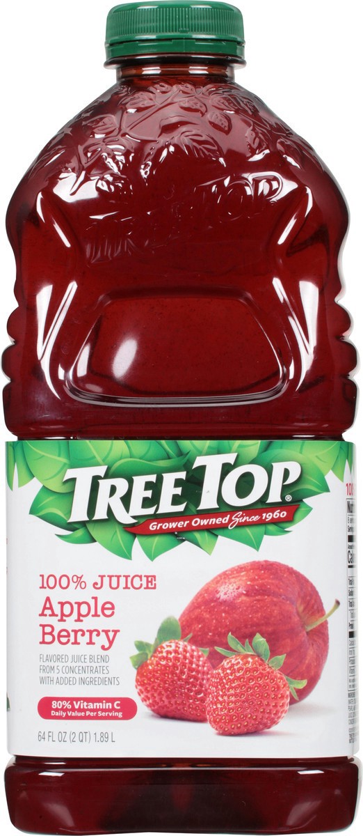 slide 5 of 9, Tree Top Apple Berry 100% Juice - 64 fl oz, 64 fl oz