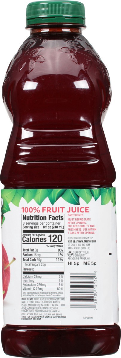 slide 3 of 9, Tree Top Apple Berry 100% Juice - 64 fl oz, 64 fl oz